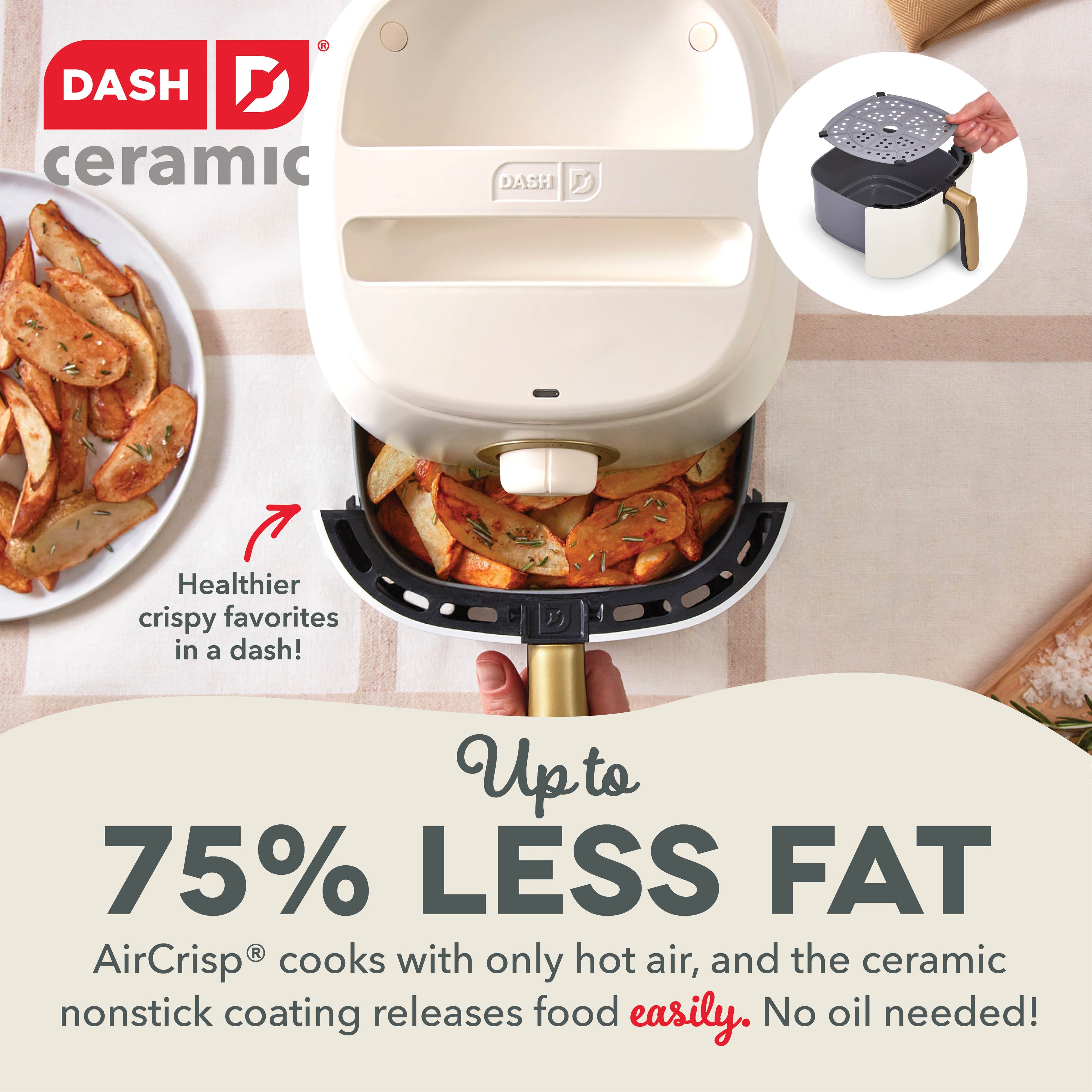 Ceramic Tasti-Crisp Express Air Fryer 2.6QT